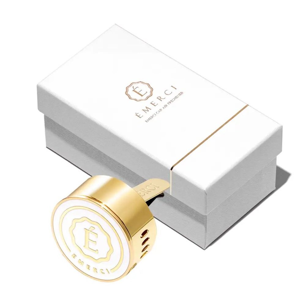 Émerci White Luxury Car Vent Clip On Air Freshener Gift Set